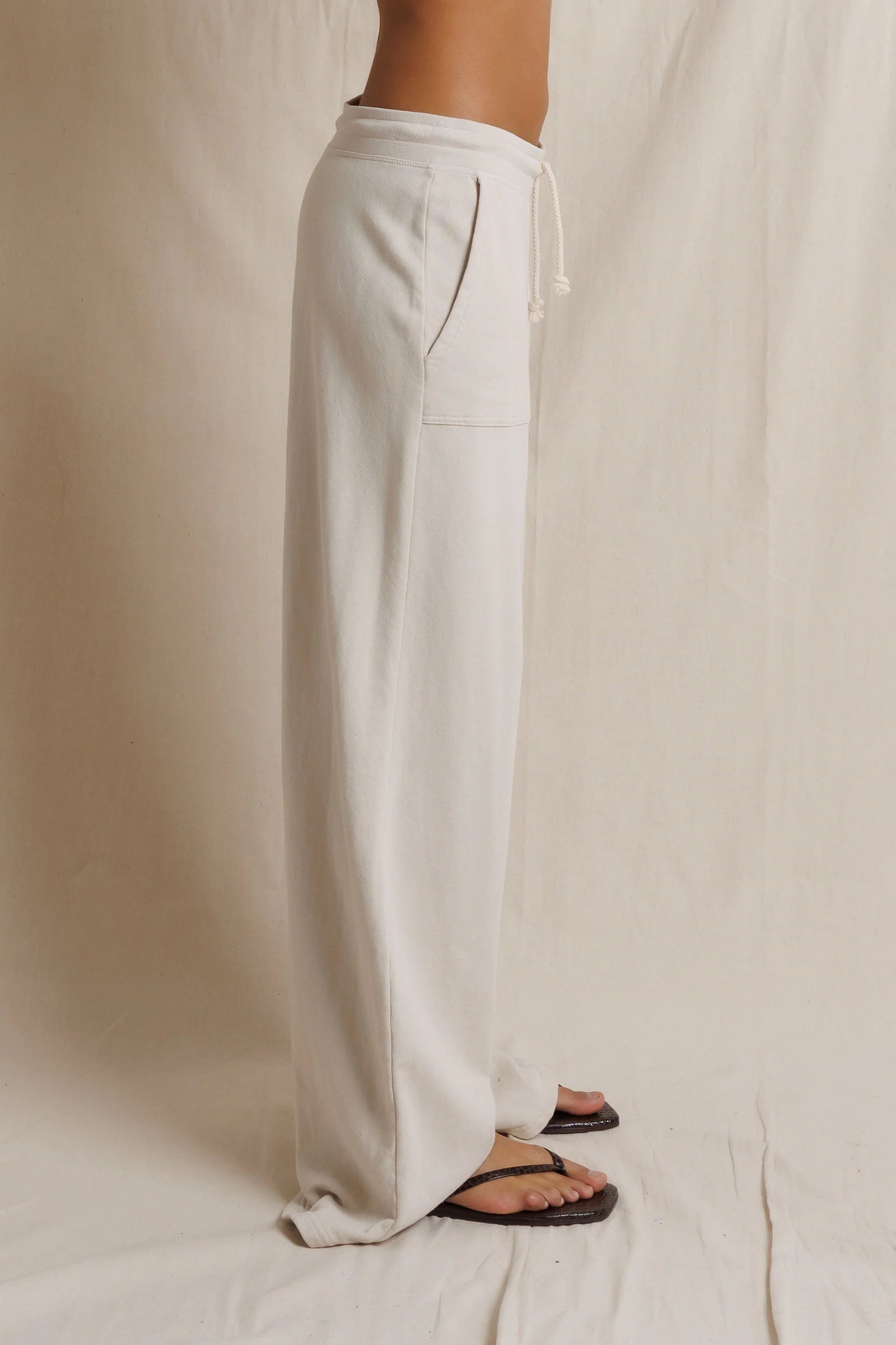 perfectwhitetee Noa Pocket Pant with Drawcord
