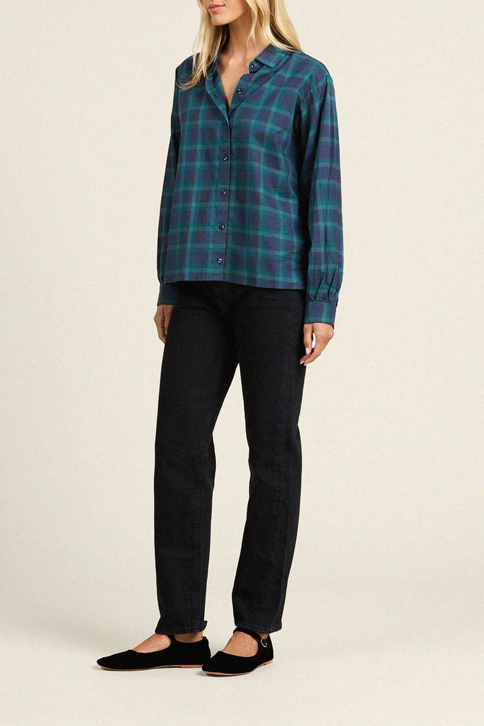 Birds of Paradis by Trovata Sierra Shirt in Nocturne Plaid