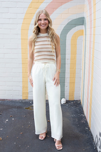 Sadie &amp; Sage Spritz Elastic Waist Fully Lined Pant
