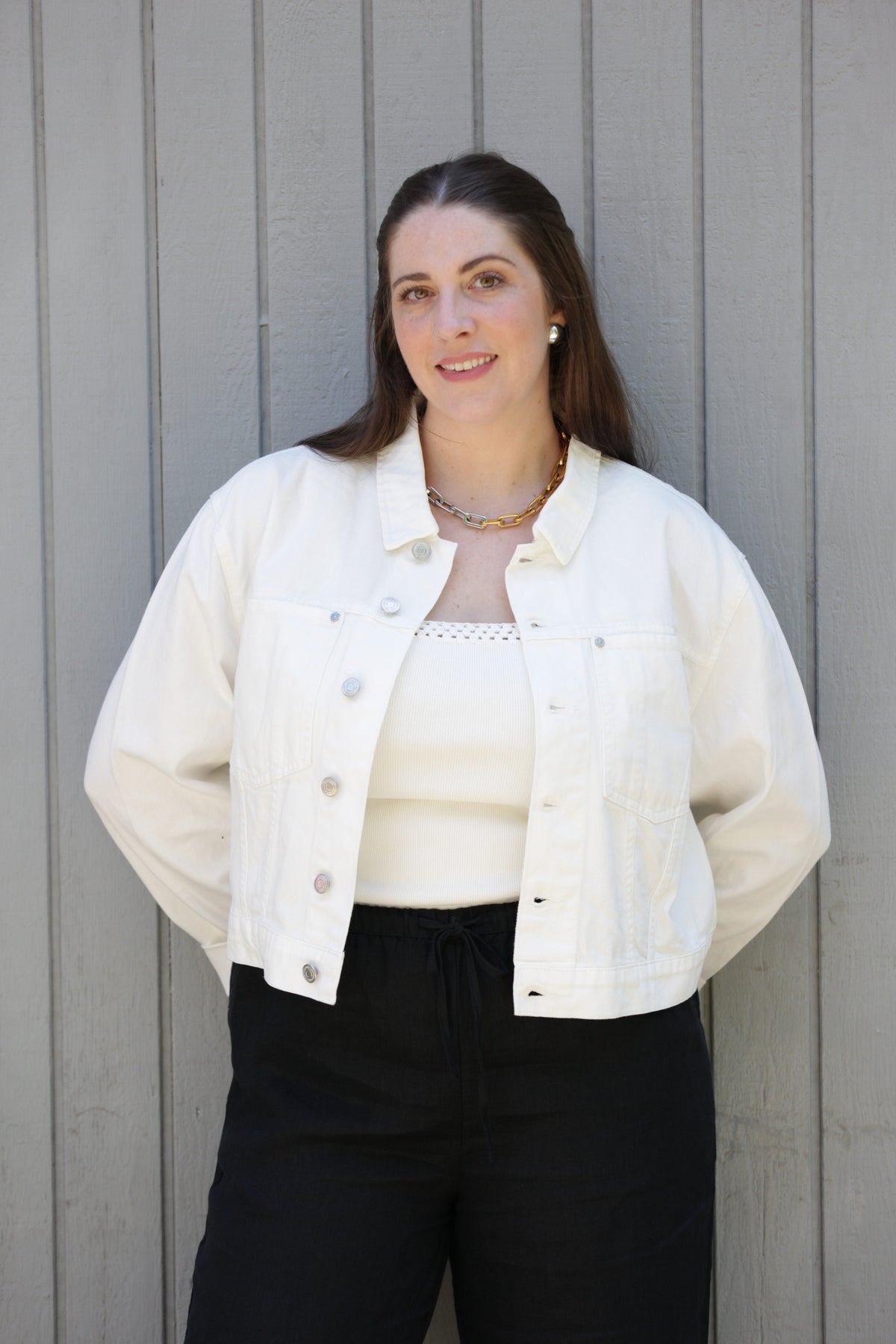 OAT Wide Cuff Jacket Vanilla Bean