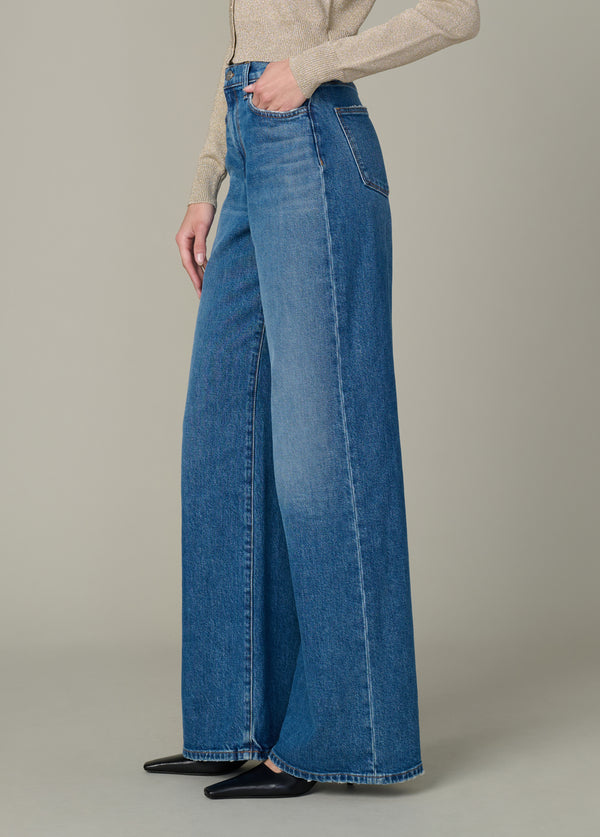JOE'S JEANS The Mia Wide Leg Petite in Zeal