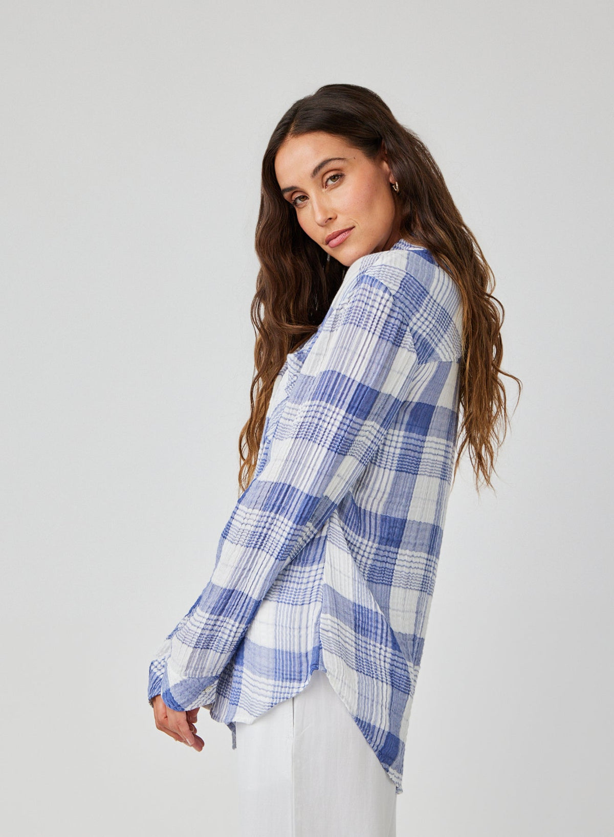 Bella Dahl Oversized Shirt with Pocket