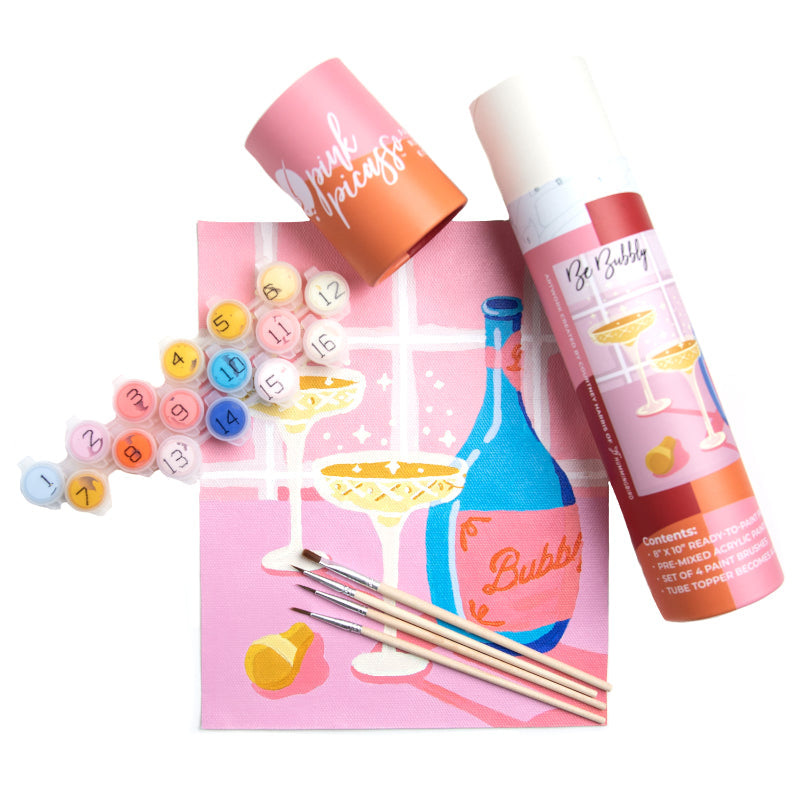 Pink Picasso Kits Paint By Number Kits Assorted Be Bubbly