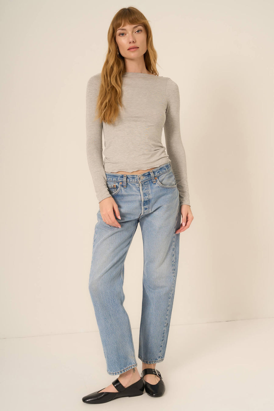 PROJECT SOCIAL T Vera Boatneck Long Sleeve