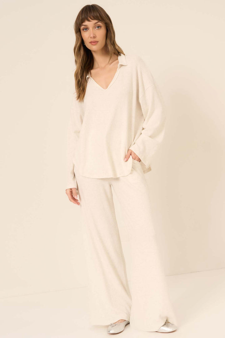 PROJECT SOCIAL T Zoey Brushed Rib Pant