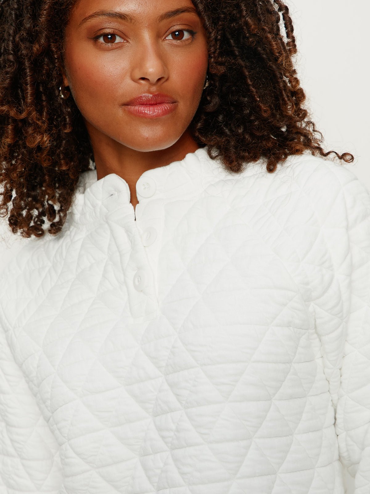 Sanctuary Quilted Button Popover