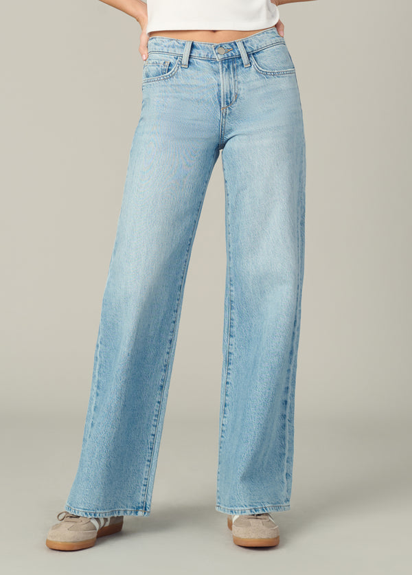 JOE'S JEANS The Lou Lou Petite Low Rise Wide Leg