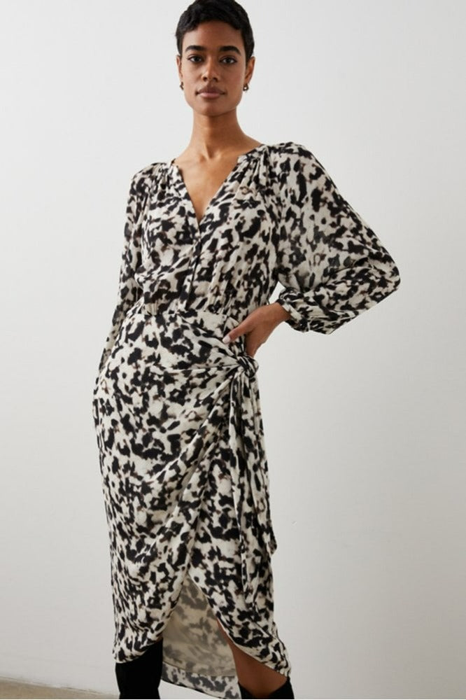 Rails Tyra Dress in Blurred Cheetah
