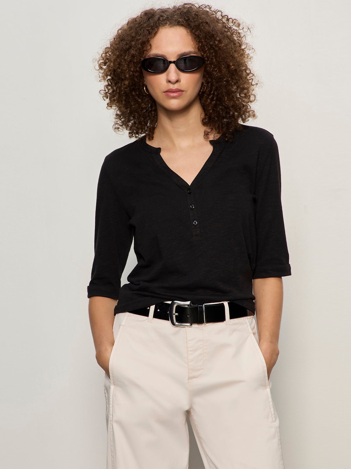 Sanctuary Rolled Sleeve Tee