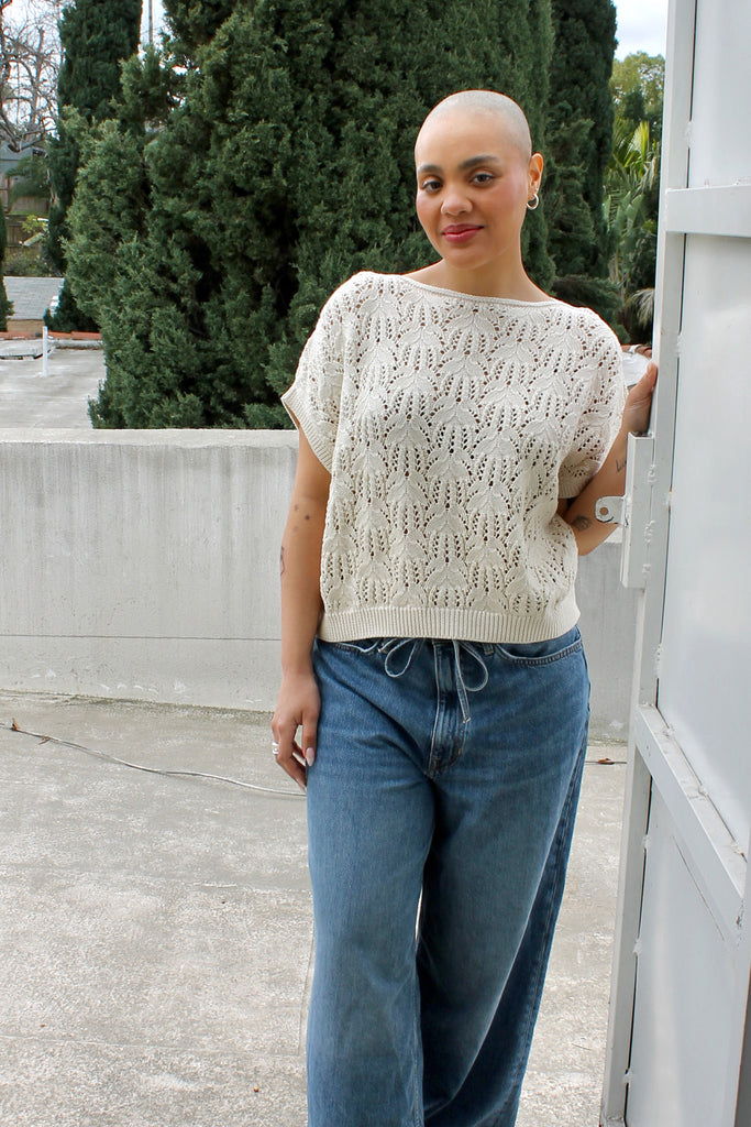 Curator Rosey Sweater Biscuit