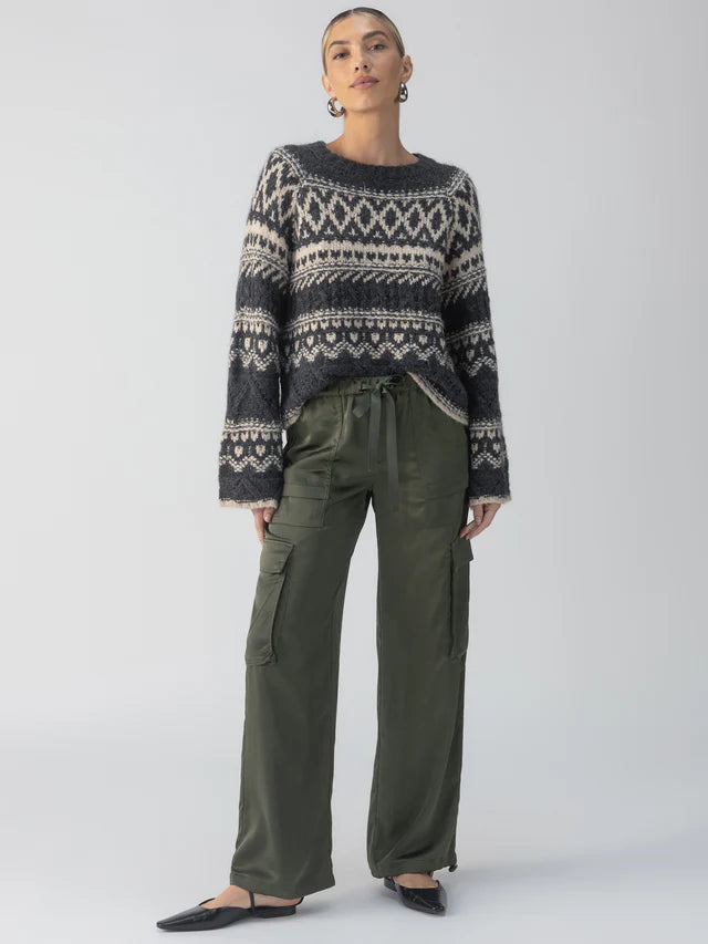 Sanctuary Fairisle Crew Neck Sweater