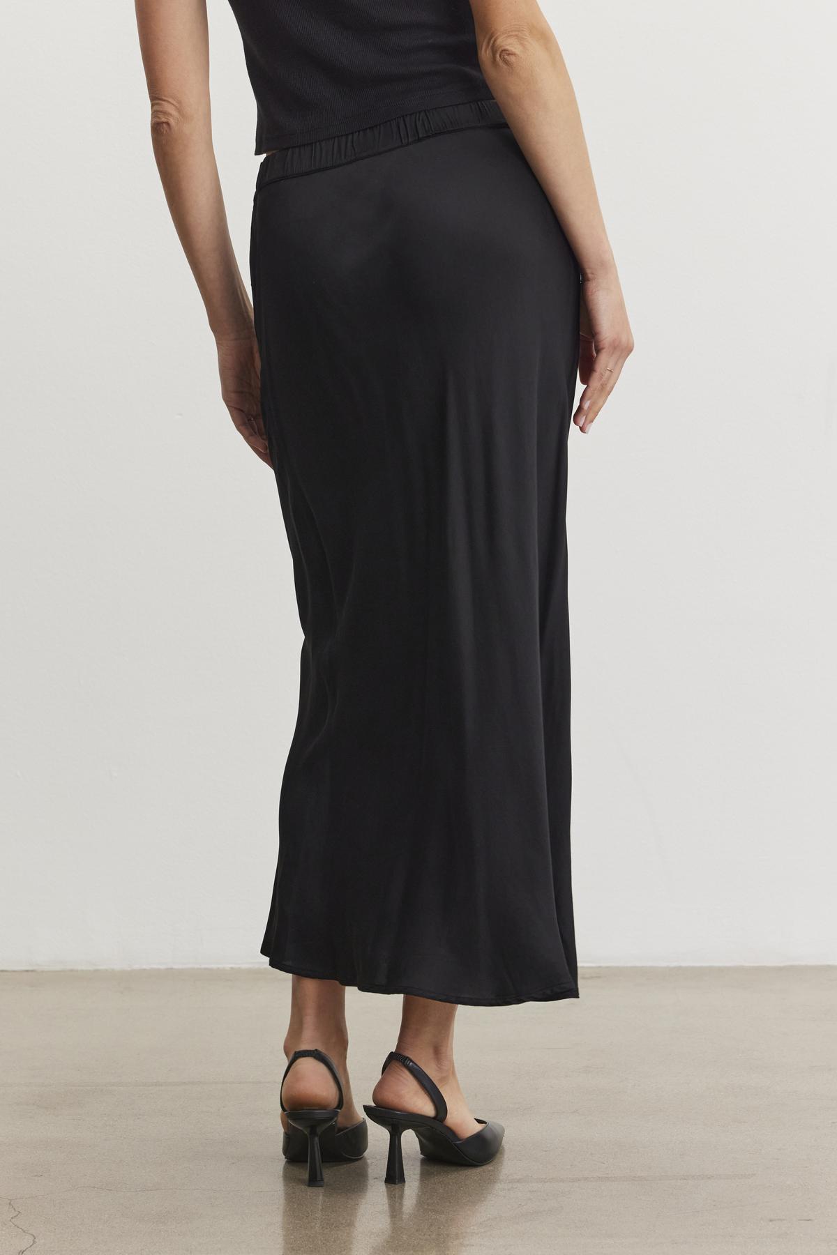 Velvet by Graham &amp; Spencer Cadence Satin Maxi Skirt