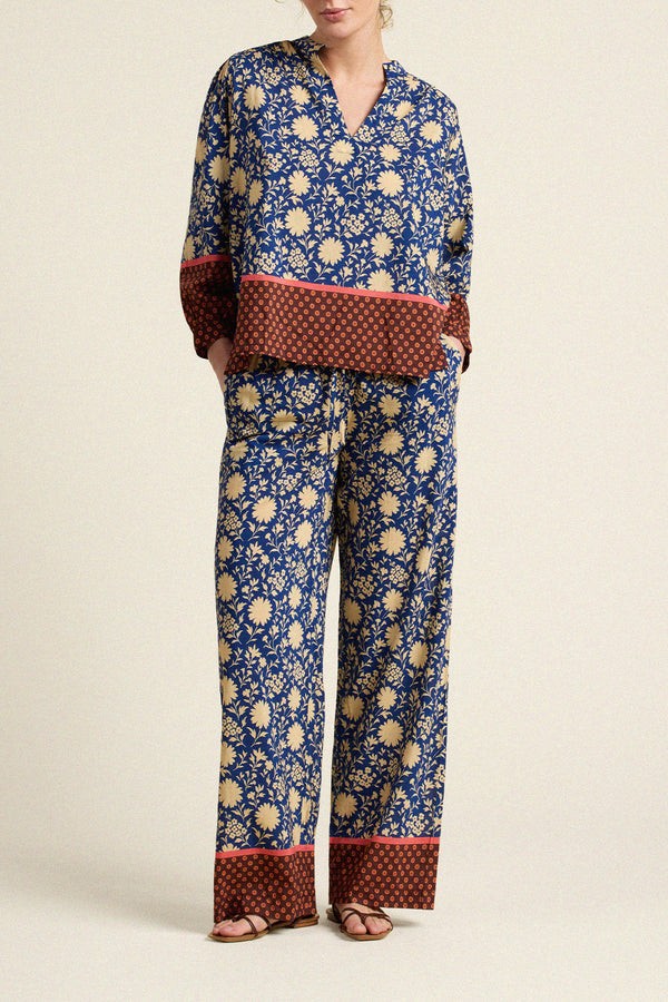 Birds of Paradis by Trovata Bailey Shirt in Shadowfield