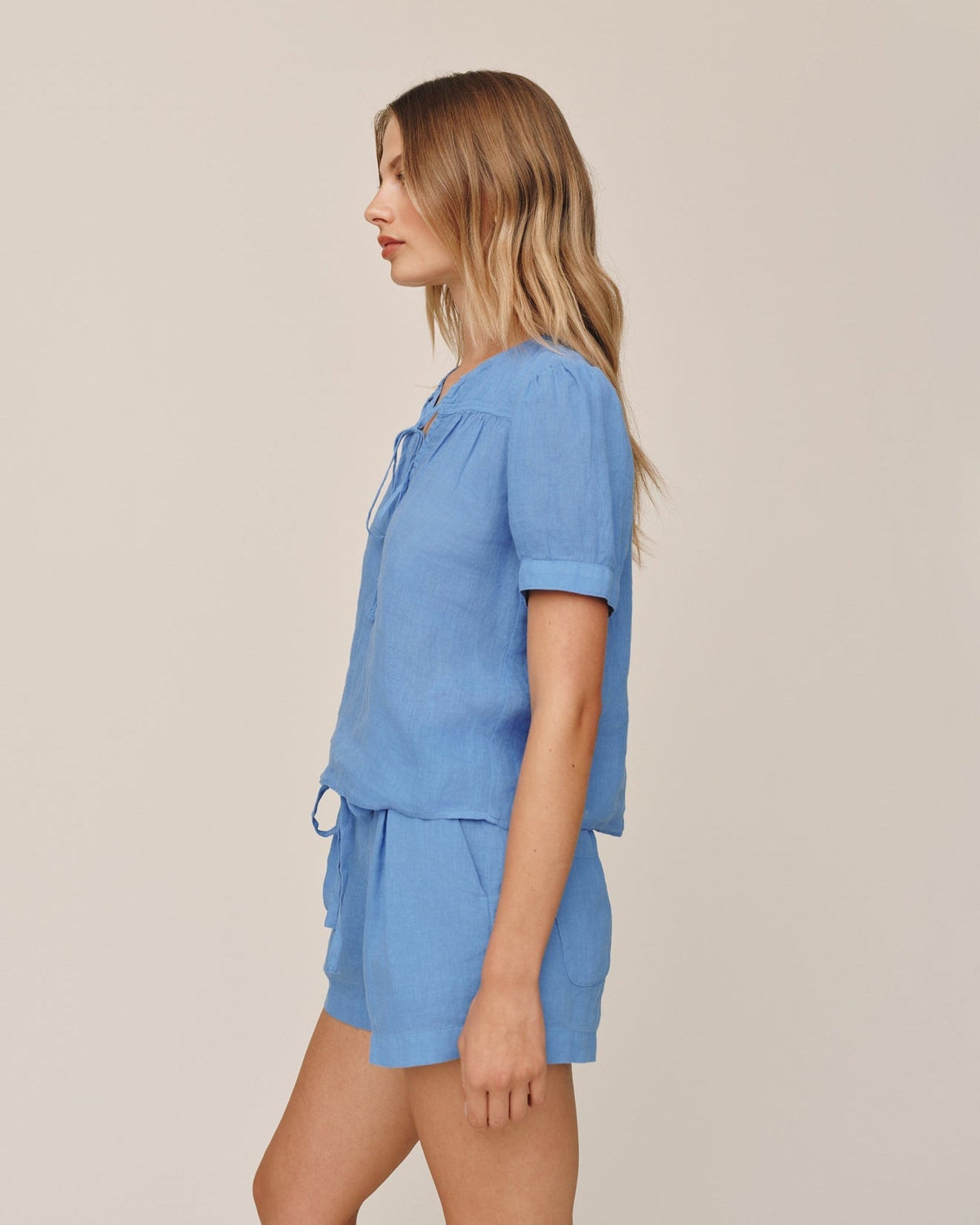 Bella Dahl Short Sleeve Flowy Pullover Top