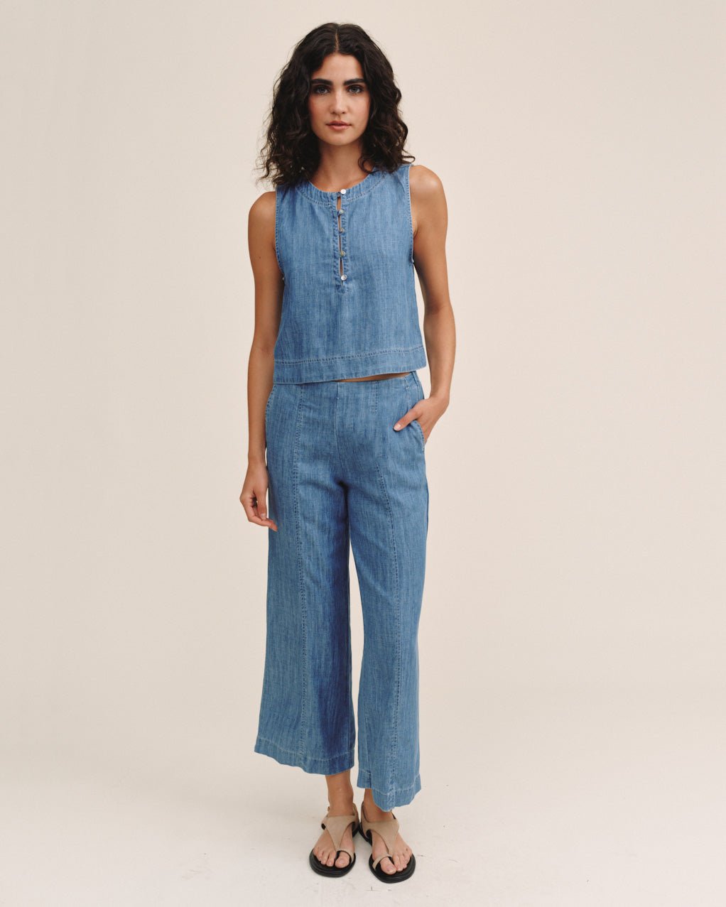 Bella Dahl Sleeveless Placket Pullover