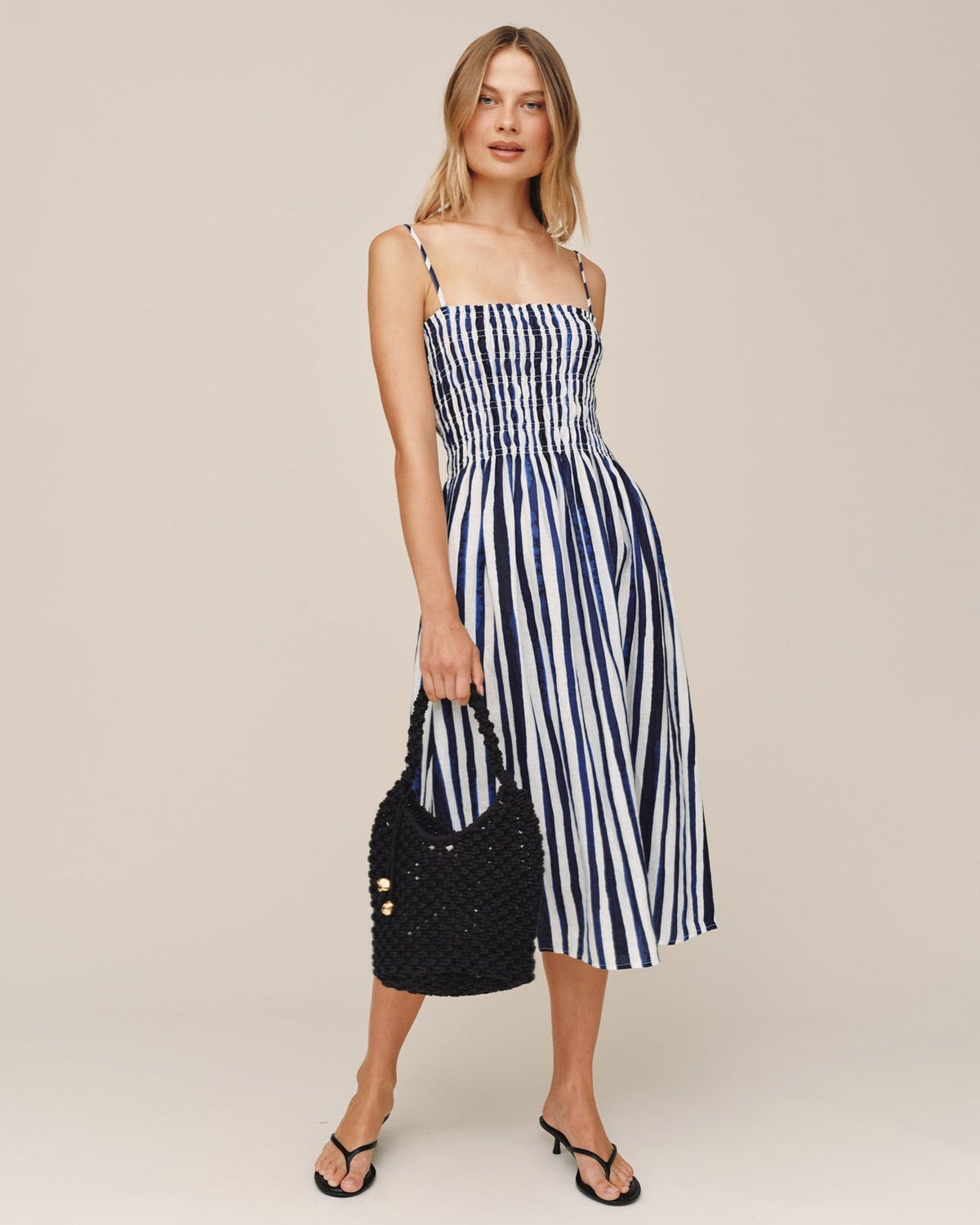 Bella Dahl Smocked Midi Dress