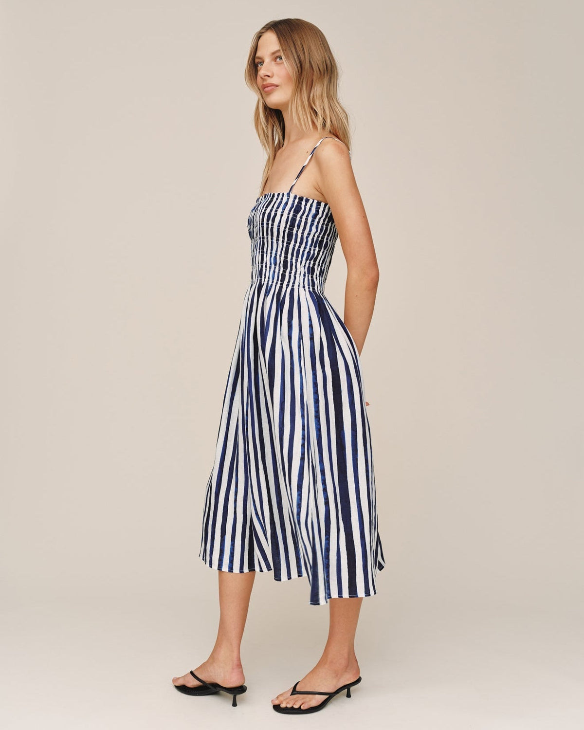 Bella Dahl Smocked Midi Dress