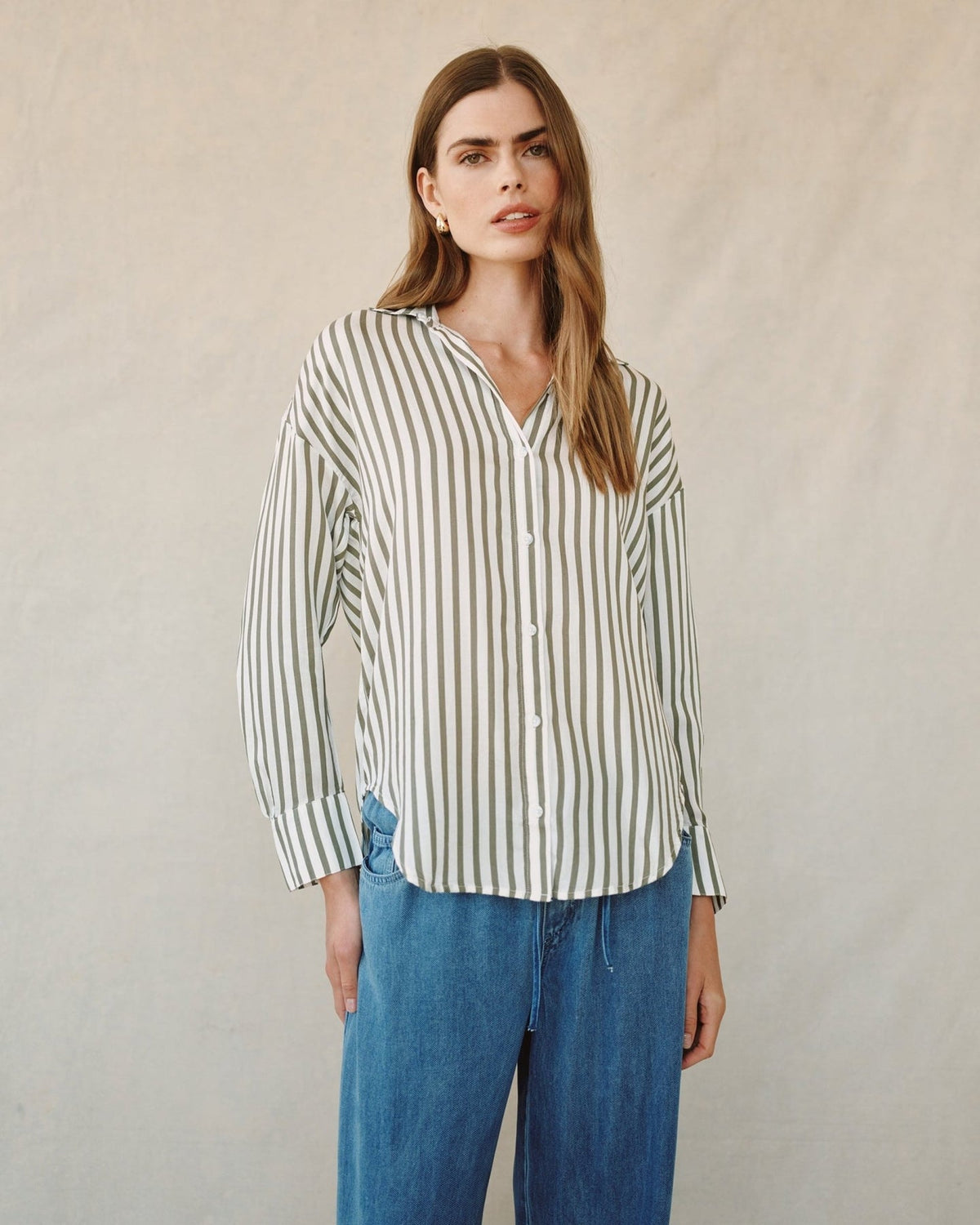 Bella Dahl Oversized Button Down Fernwood
