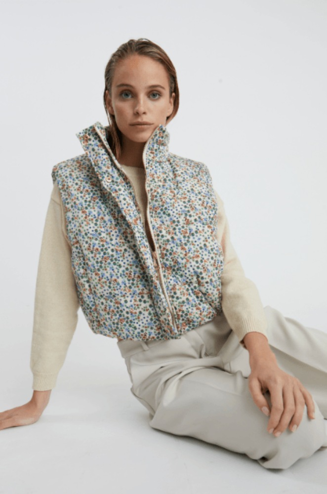 DELUC Styx Printed Puffer Gilet