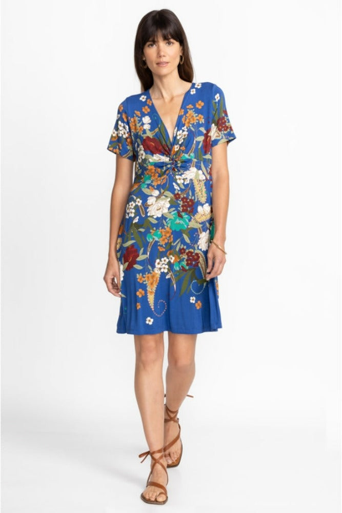 Johnny Was Collection Tee Bee Twist Front Swing Dress