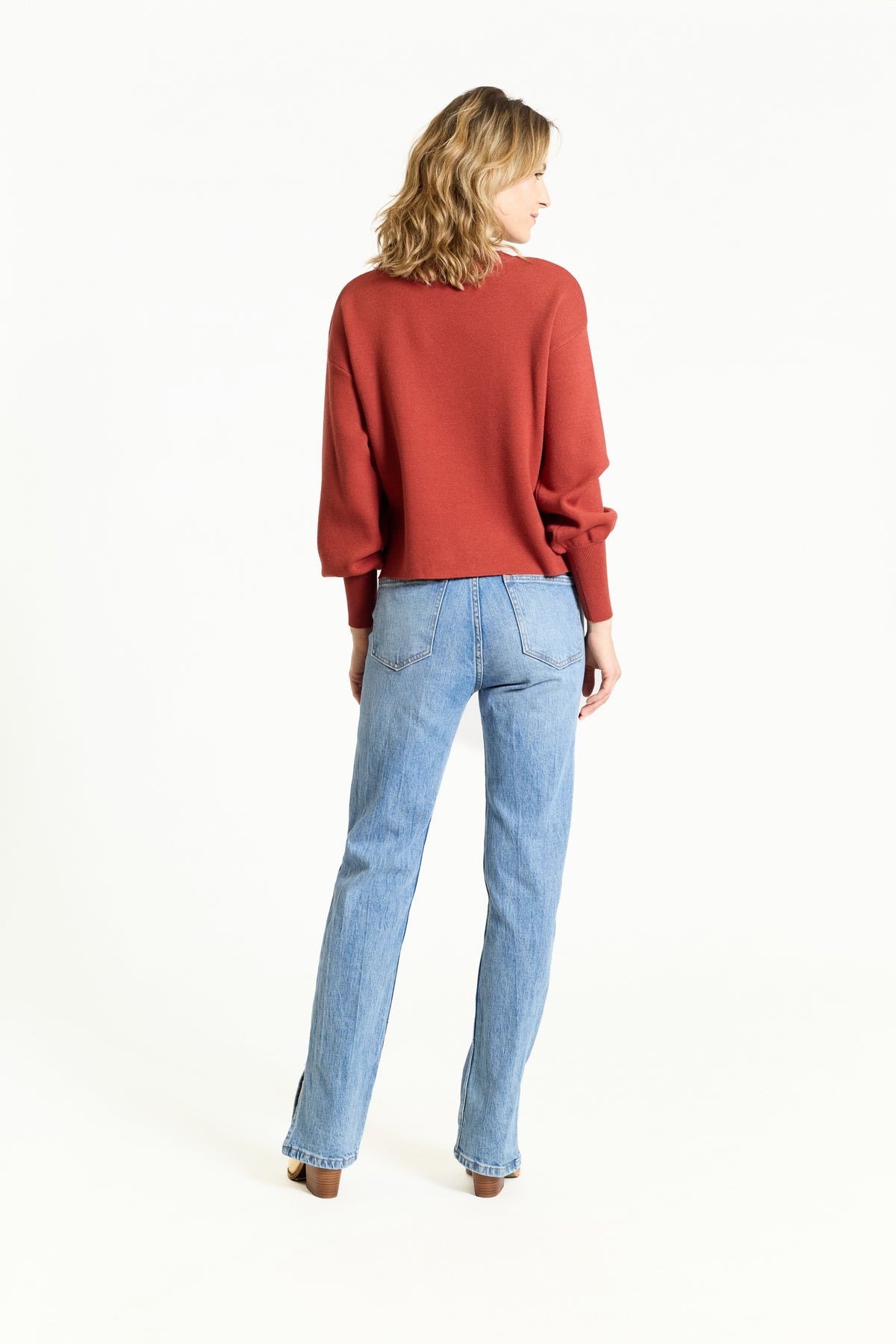 OAT Balloon Sleeved Sweater | 3069-NV