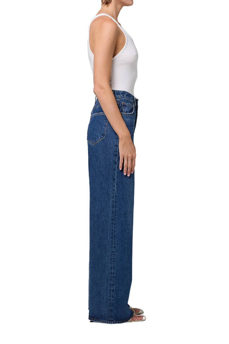 AGOLDE Dame Jean No Cuff in Enamour