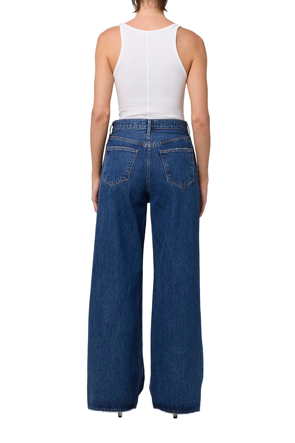 AGOLDE Dame Jean No Cuff in Enamour