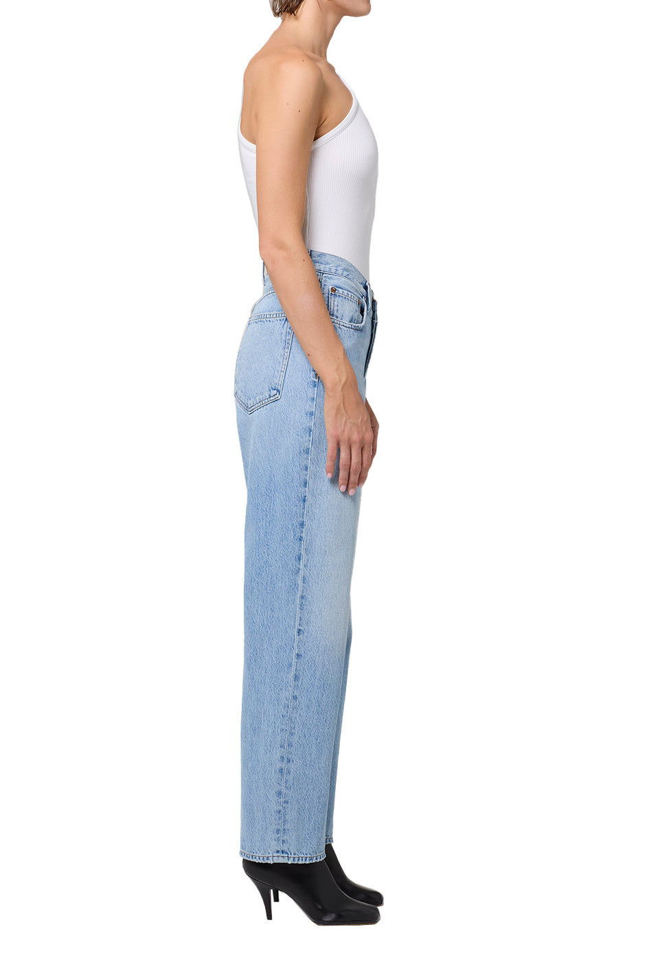 AGOLDE V-Waist Baggy in Prevail