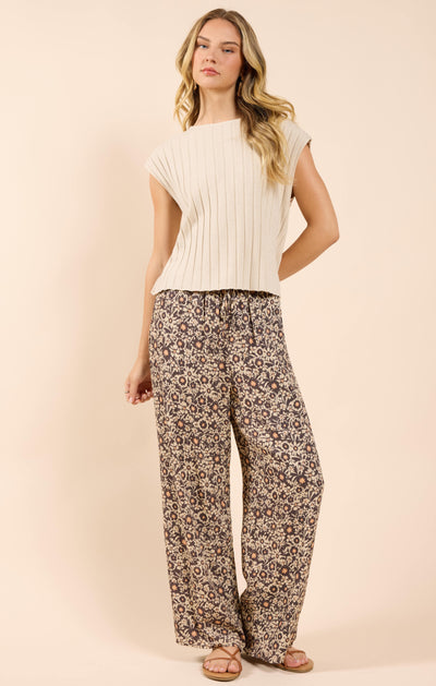 Sadie &amp; Sage Rider Sleeveless Sweater with Back Buttons