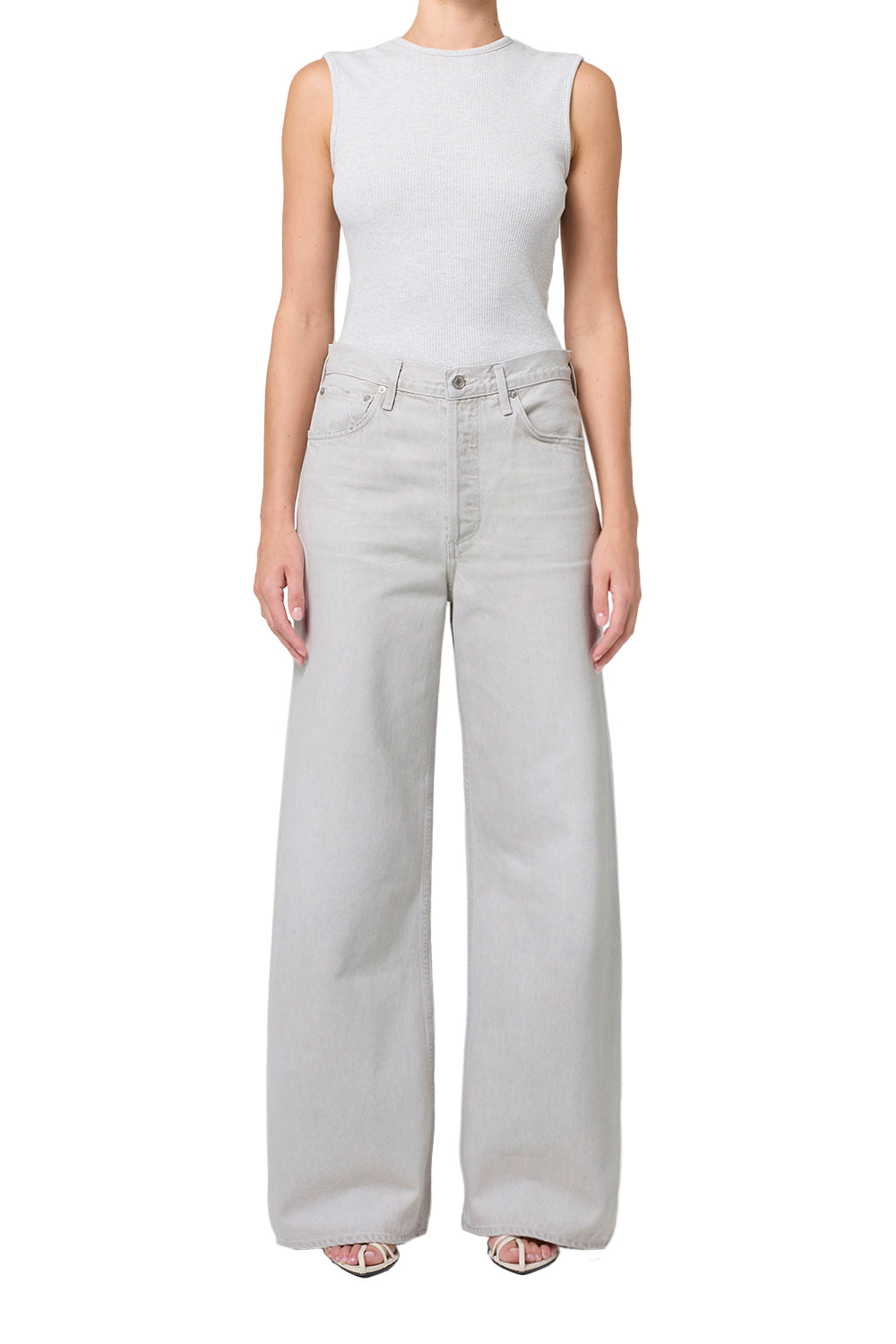 AGOLDE Dame Jean No Cuff in Colina