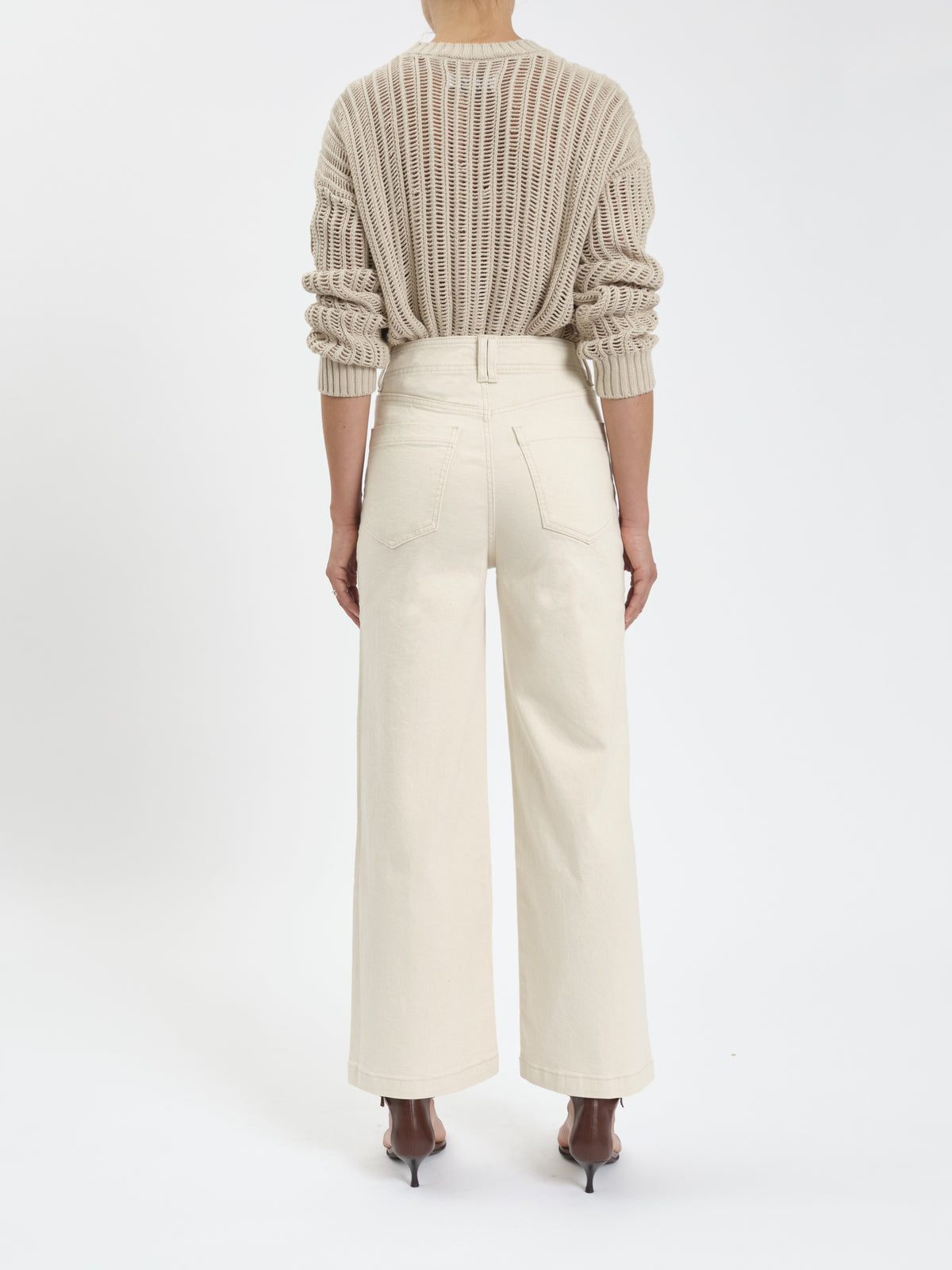 Daze Denim Valley Girl Wide Leg Jeans in Raw Cut