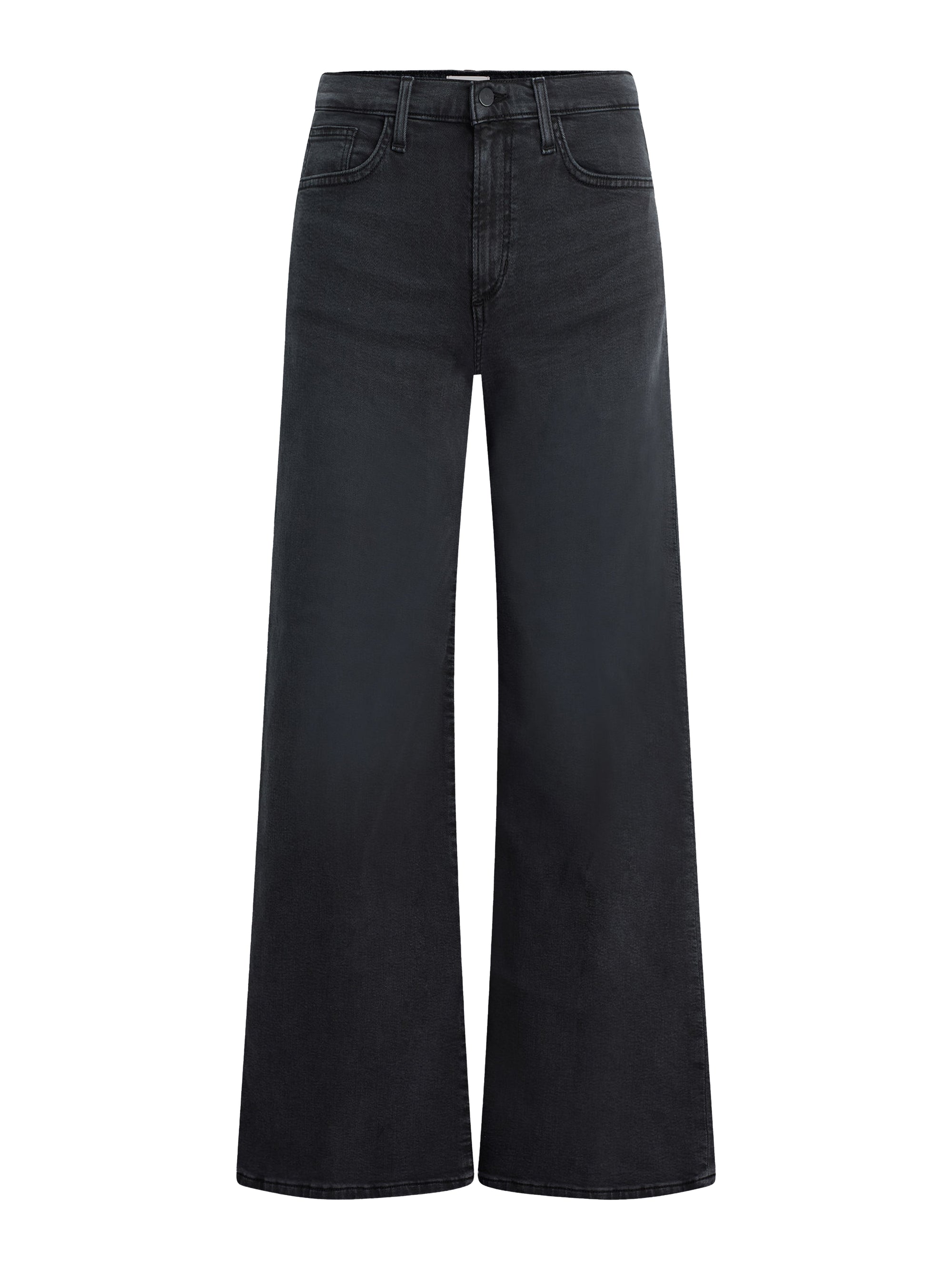 JOE'S JEANS The Lou Lou Low Rise Wide Leg in Black Cat