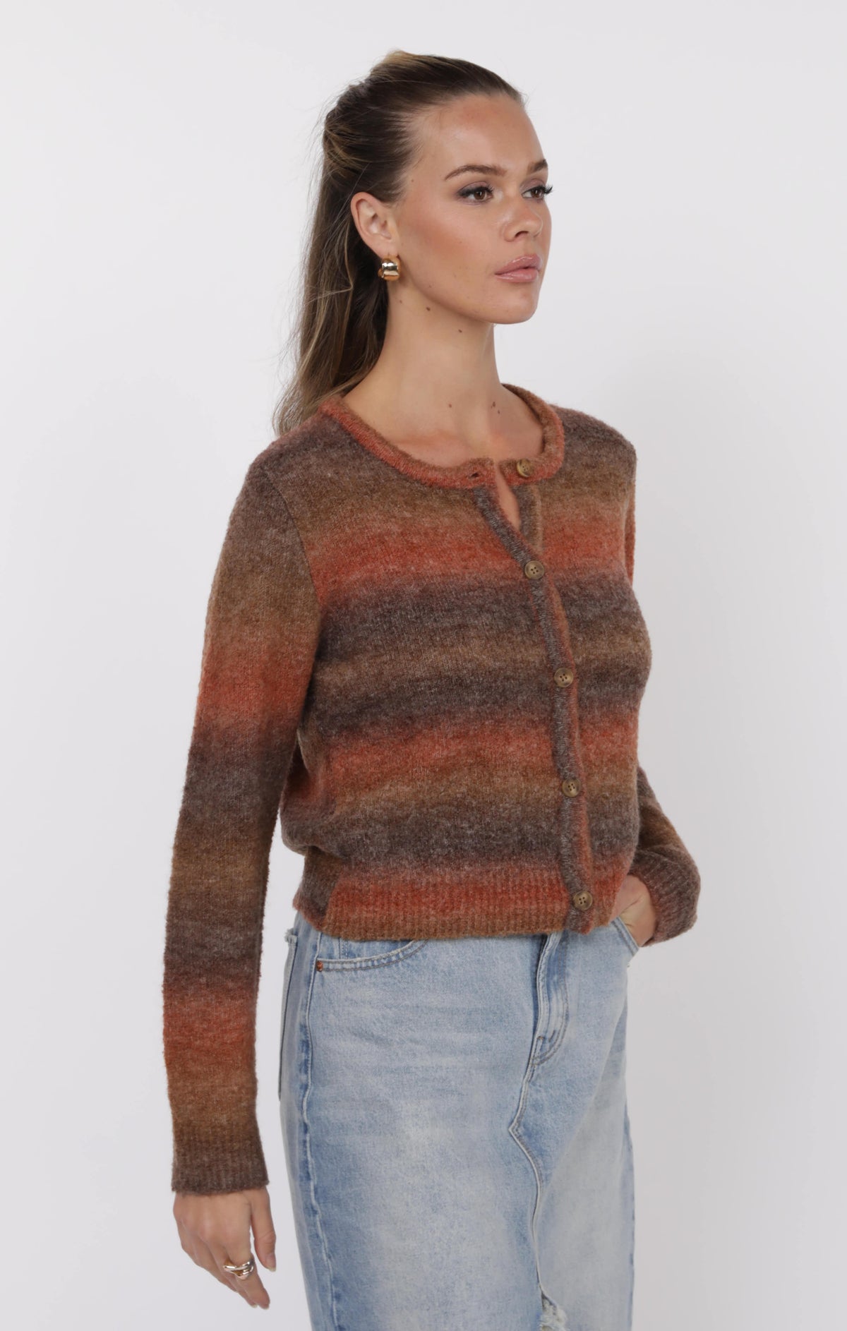 SAGE THE LABEL Harper Ombre Cardigan