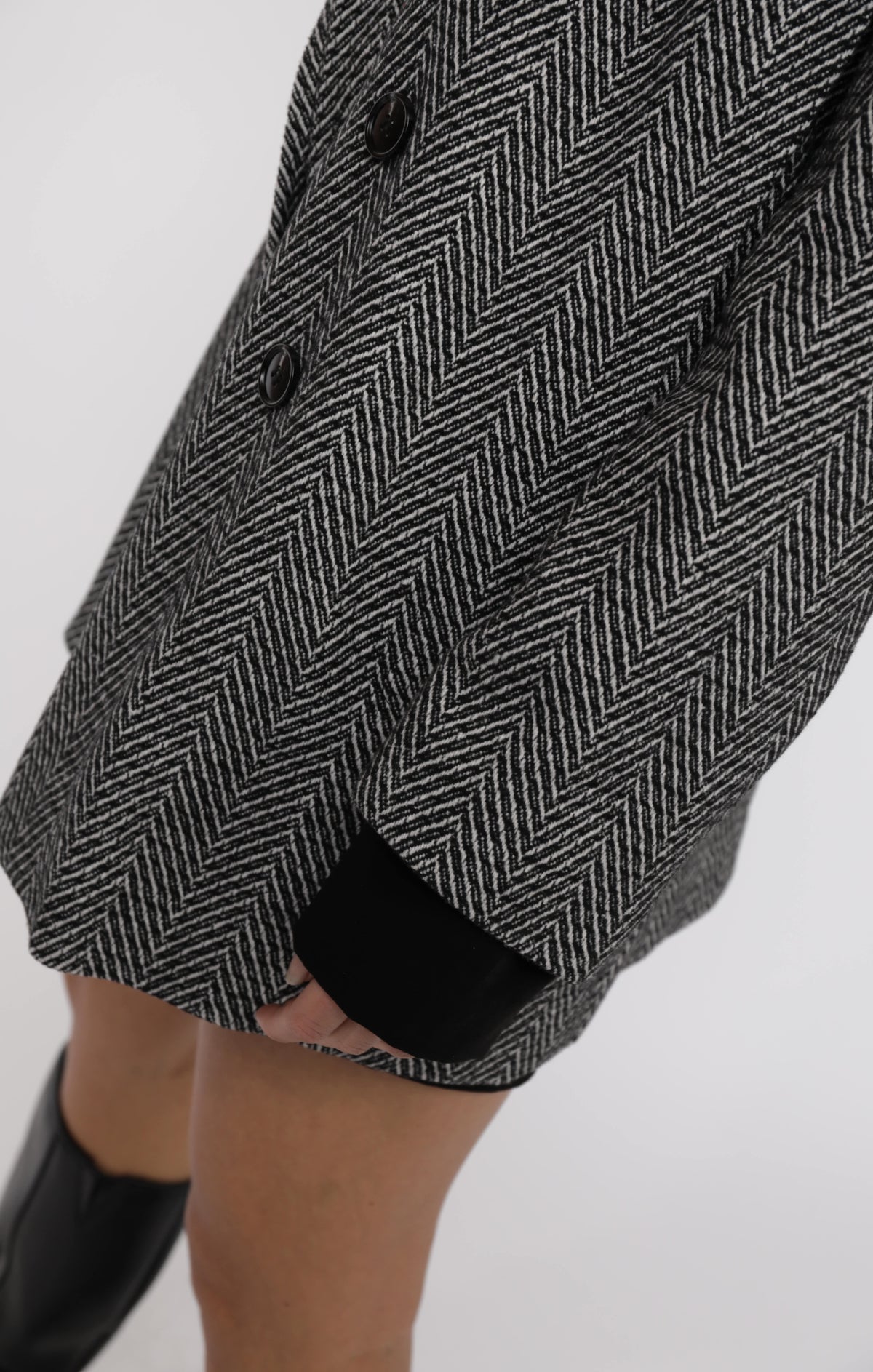 SAGE THE LABEL Femme Energy Shoulder Pleat Oversized Blazer Coat