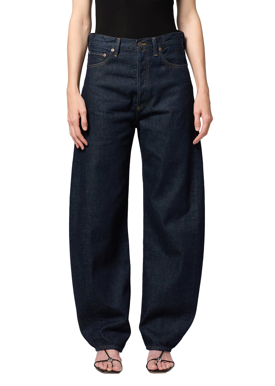 AGOLDE Luna Pieced Jean in Rinse - Adorn