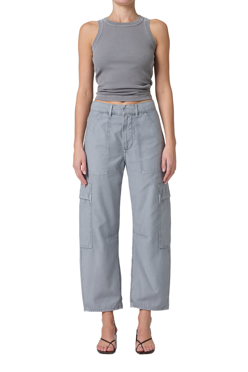 Citizens of Humanity Marcelle Low Slung Cargo in Sateen Night Flight 30