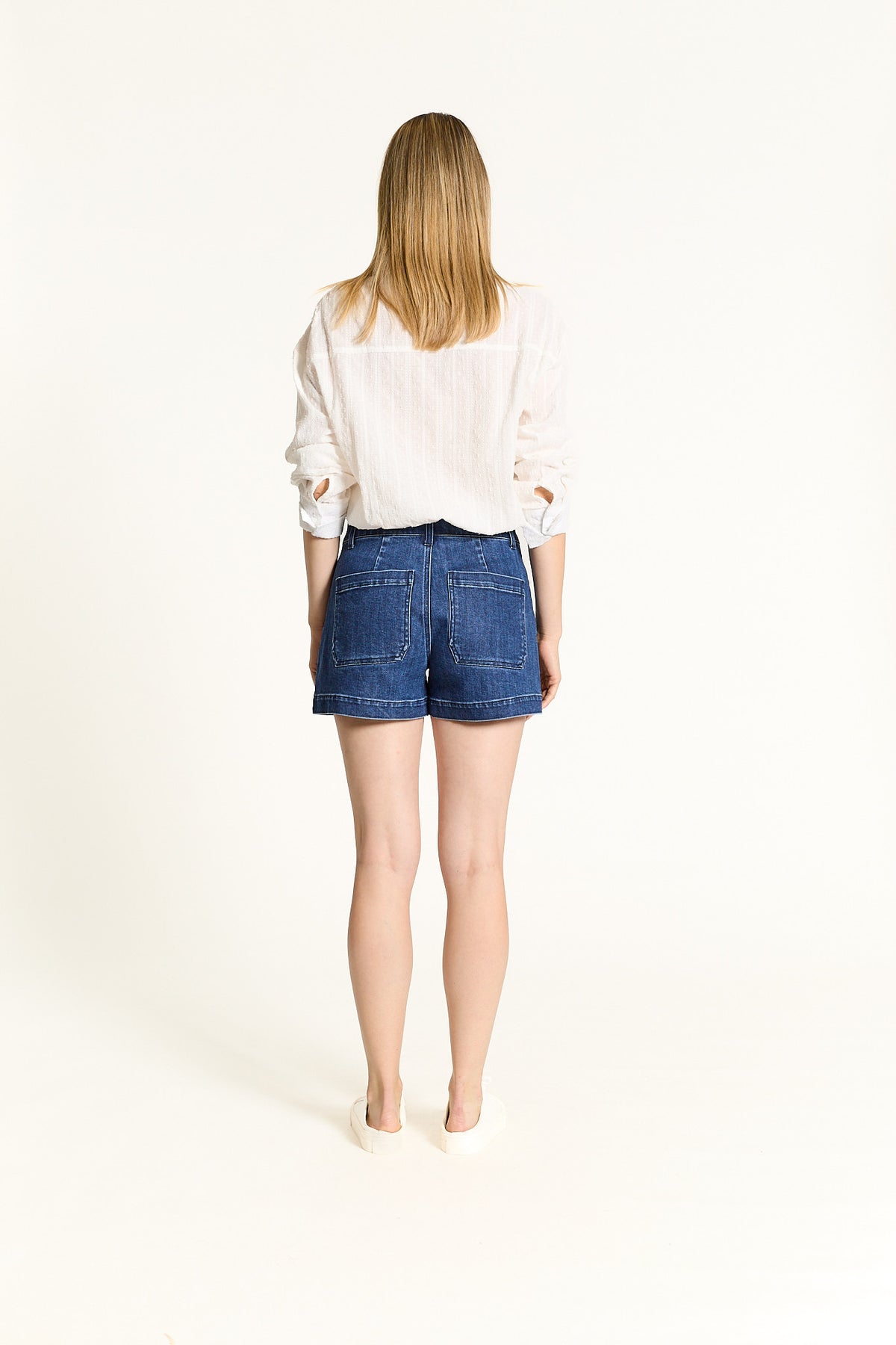 OAT High Rise Patch Pocket Short