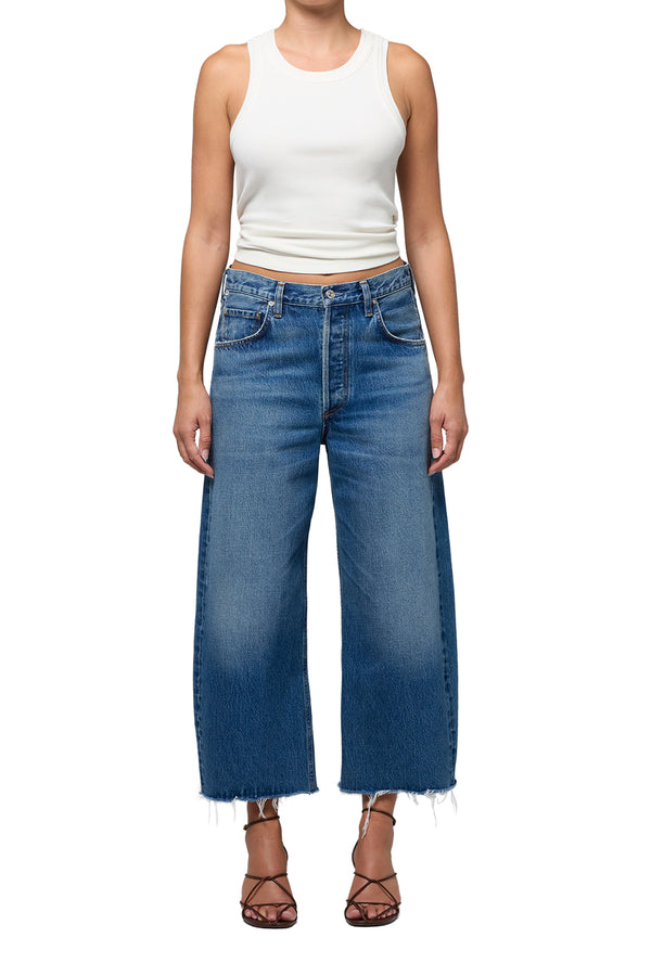 Citizens of Humanity Ayla Raw Hem Crop in Chaya - Adorn