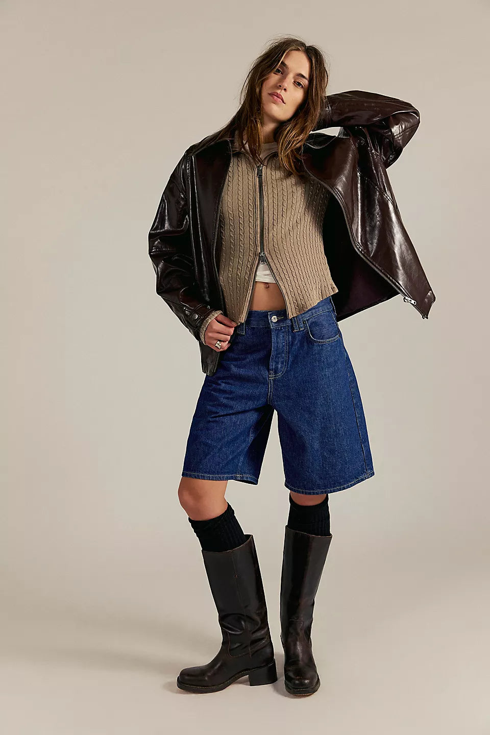 Free People Brunch Girl Zip Up