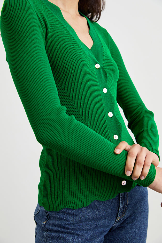 Rails Dita Button Front Knit Top