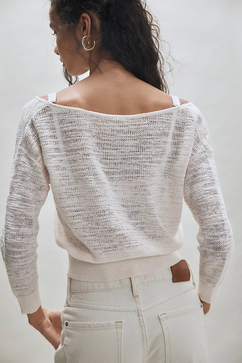 Free People Soft Focus Fine Gauge Pullover