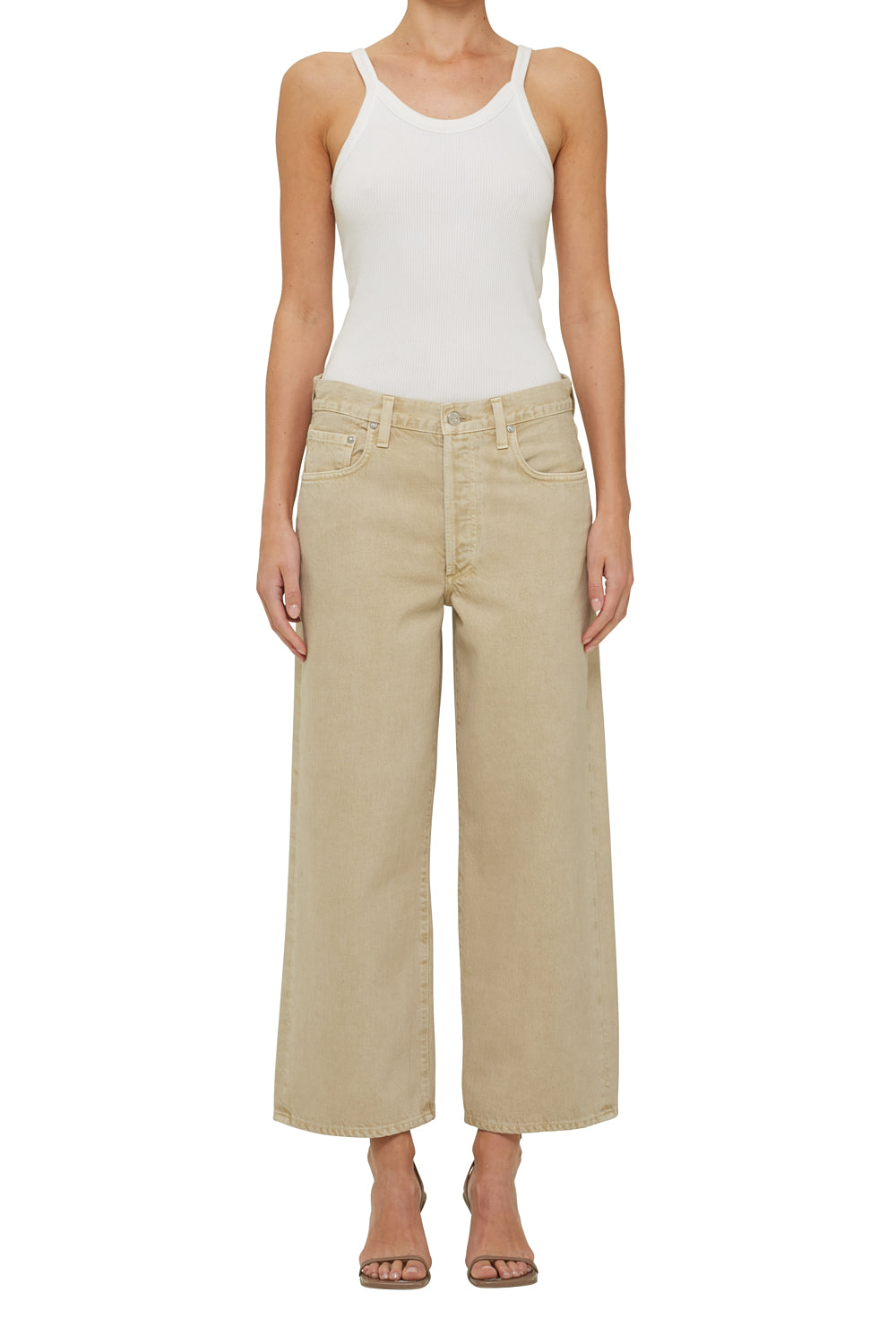 Citizens of Humanity Pina Low Rise Baggy Crop in Alfalfa