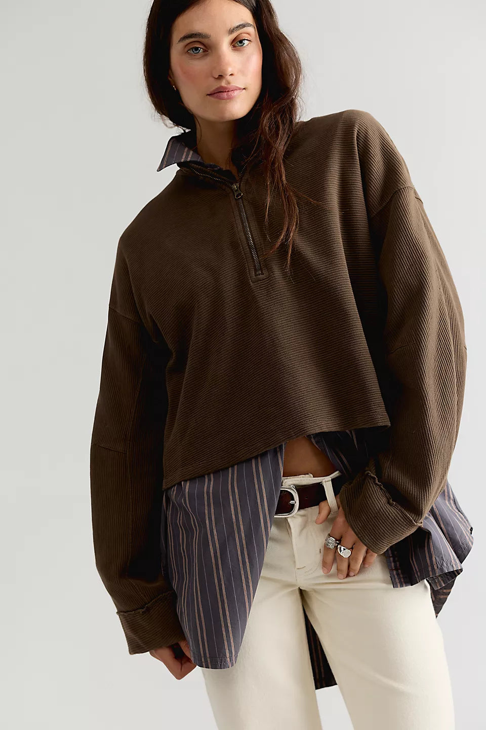 Free People Celeste Quarterzip