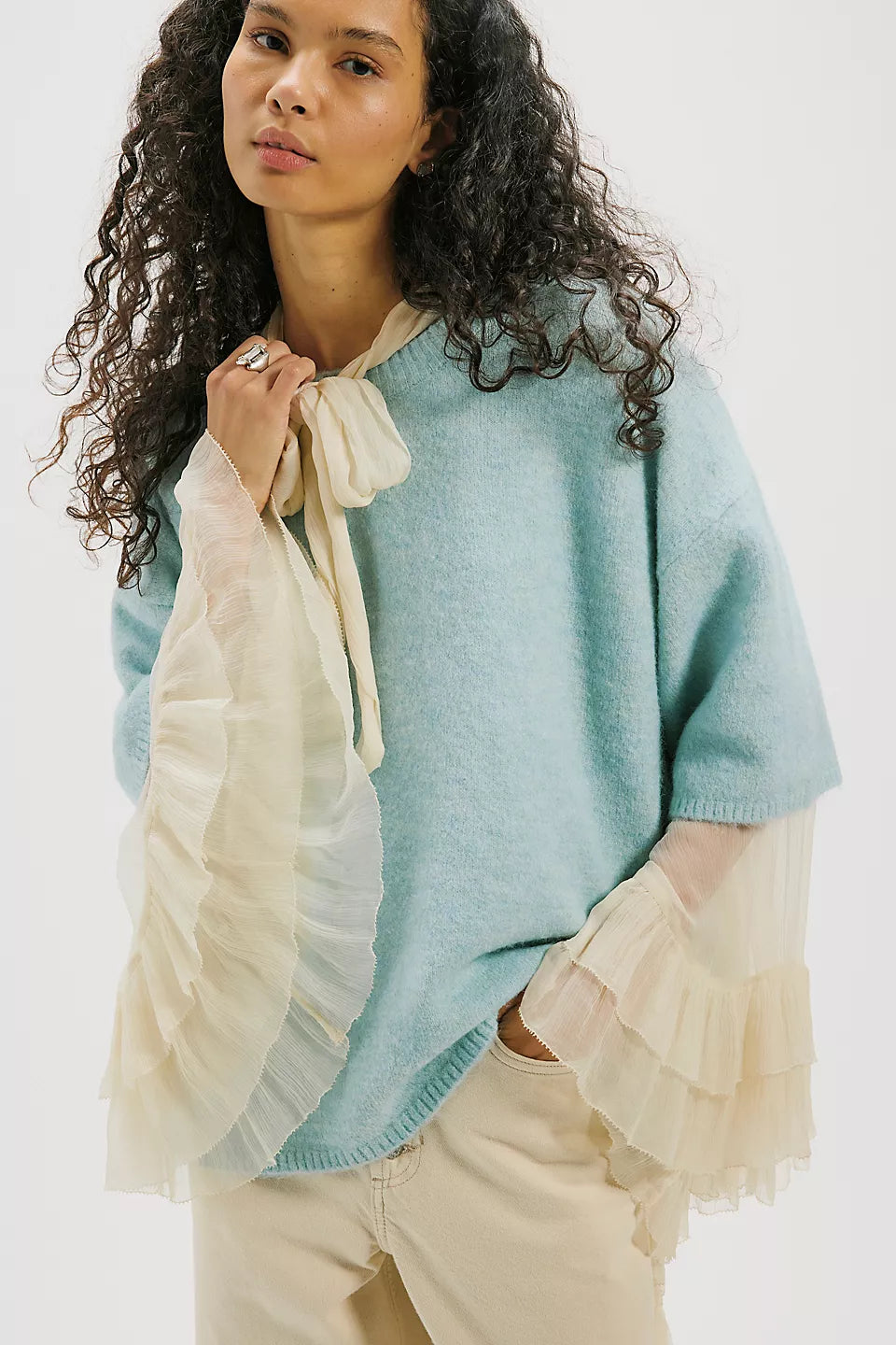 Free People Margot Sweater Tee