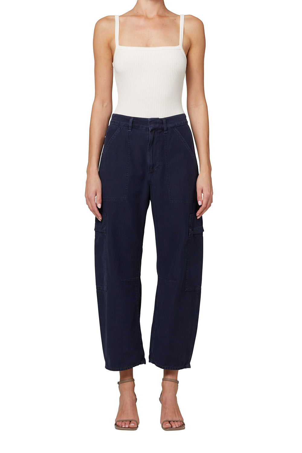 Citizens of Humanity Marcelle Low Slung Cargo in Sateen Night Flight 30