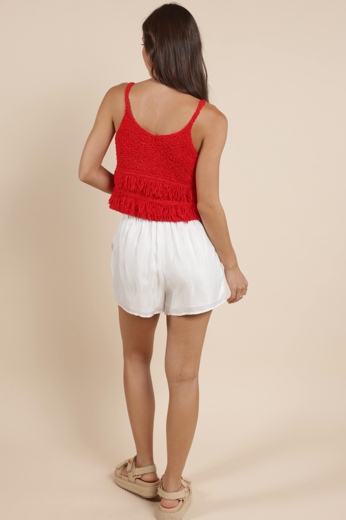 Sadie &amp; Sage Luci Fringe Sweater Tank