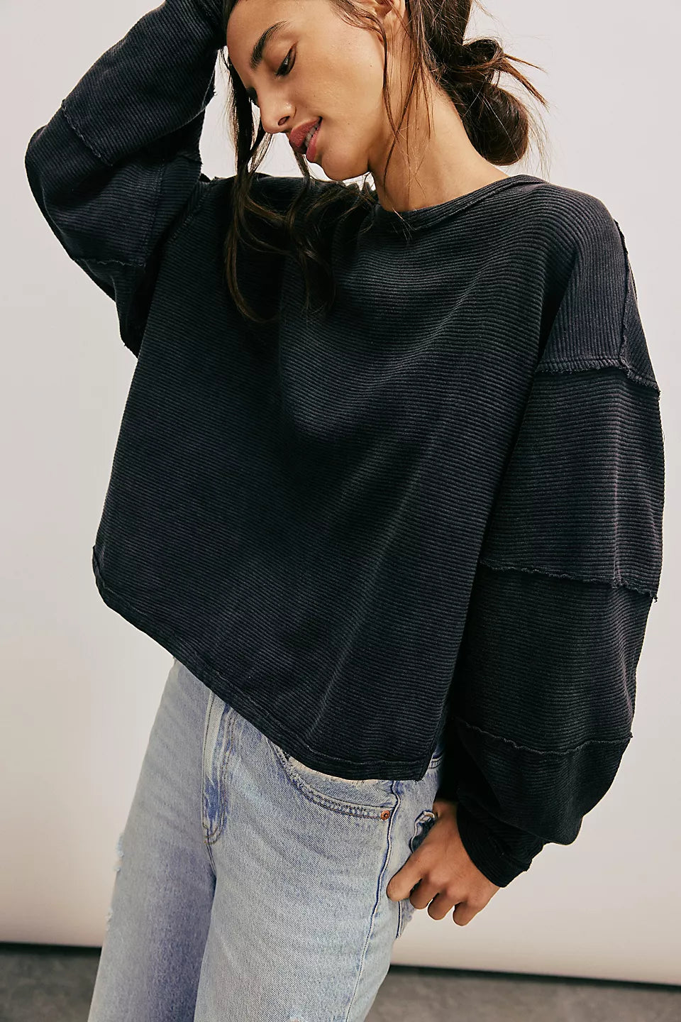 Free People Total Eclipse Tee - Black