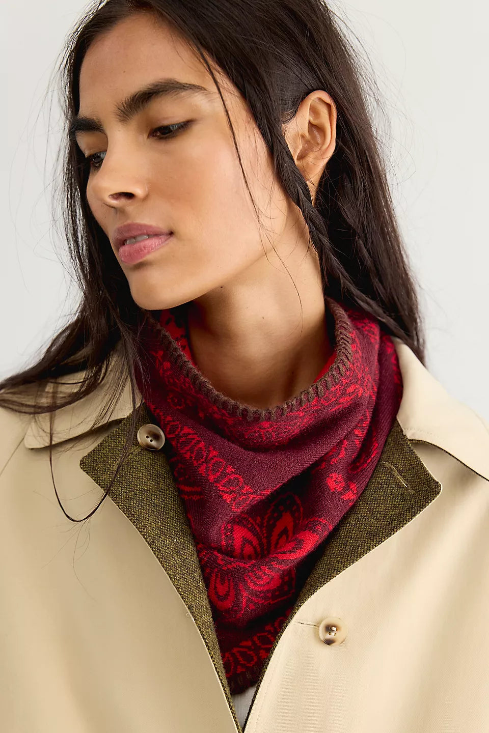 Free People Carmen Knitted Triangle