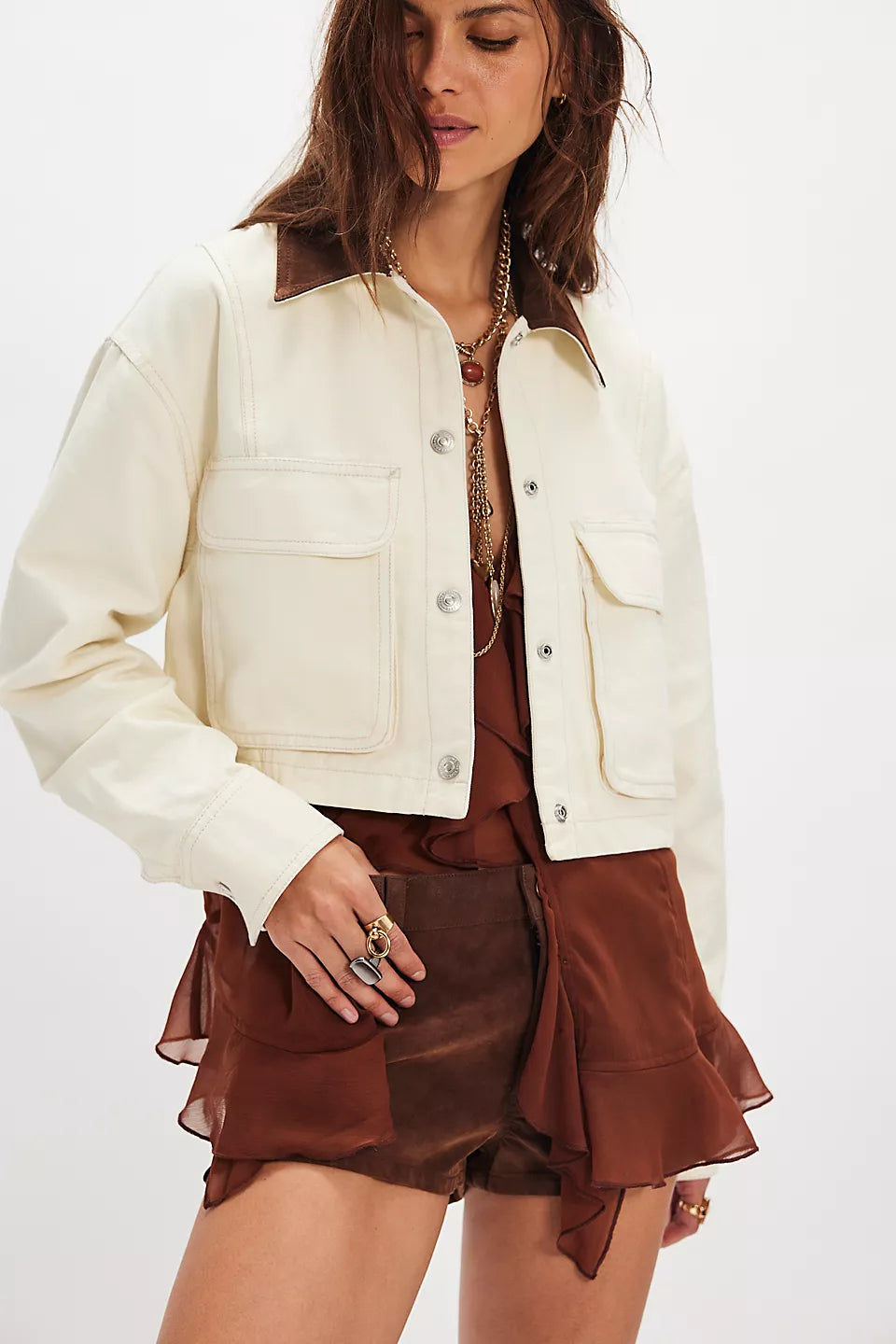 Free People Martha Workwear Jacket
