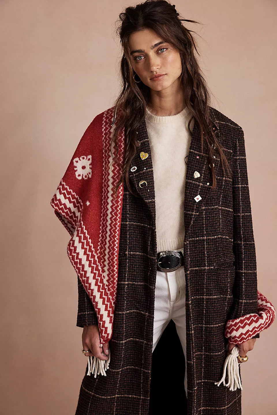 Free People Over The Coat Shawl